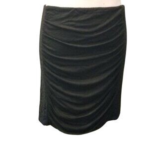 Aqua lace and blue sides mini skirt women's size Small (T9)